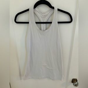 Lululemon Nulu Racerback Tank white size 8 full length